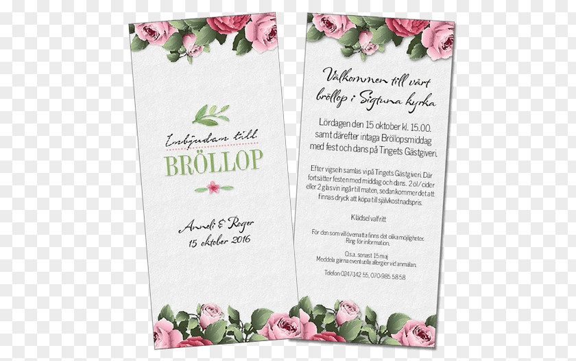 Wedding Invitation Convite Party Floral Design PNG