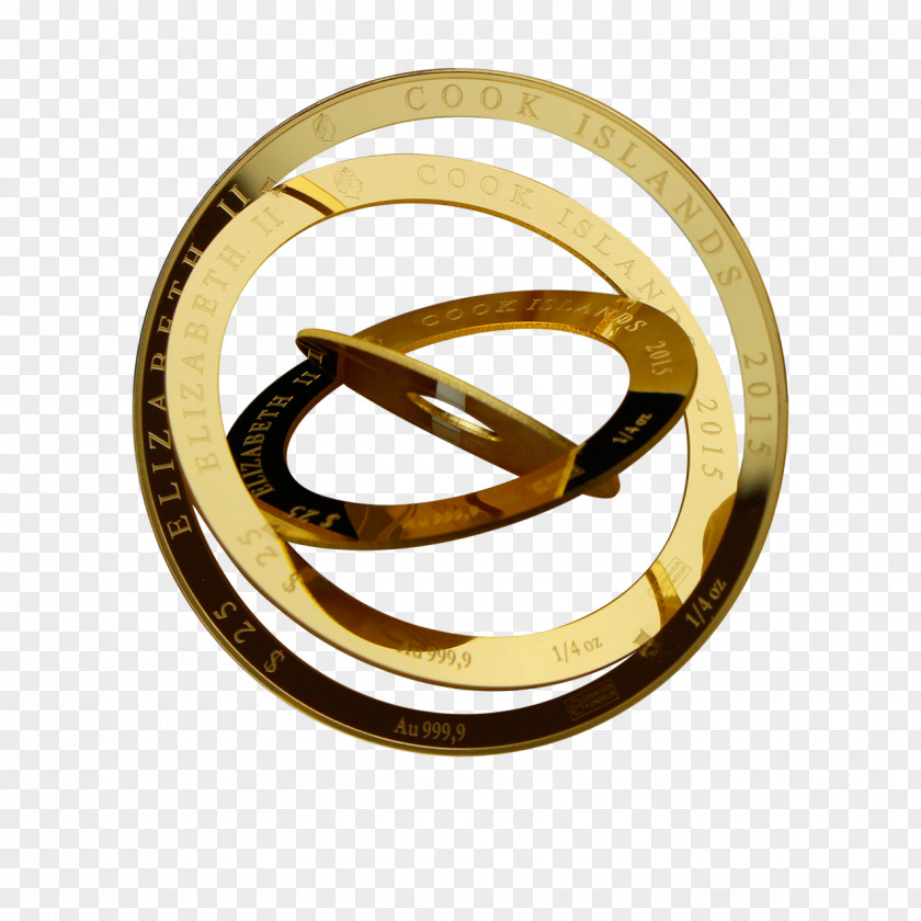 Armillary Sphere Gold Coin Ounce Bar PNG