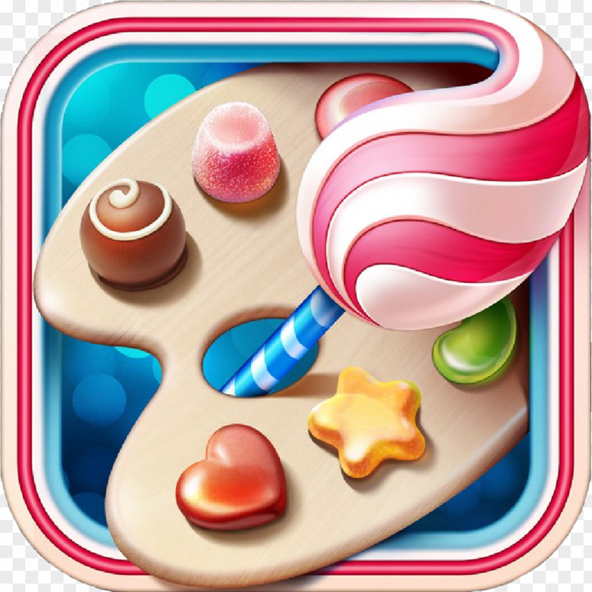 Cartoon Cotton Candy Icon Design App Store PNG