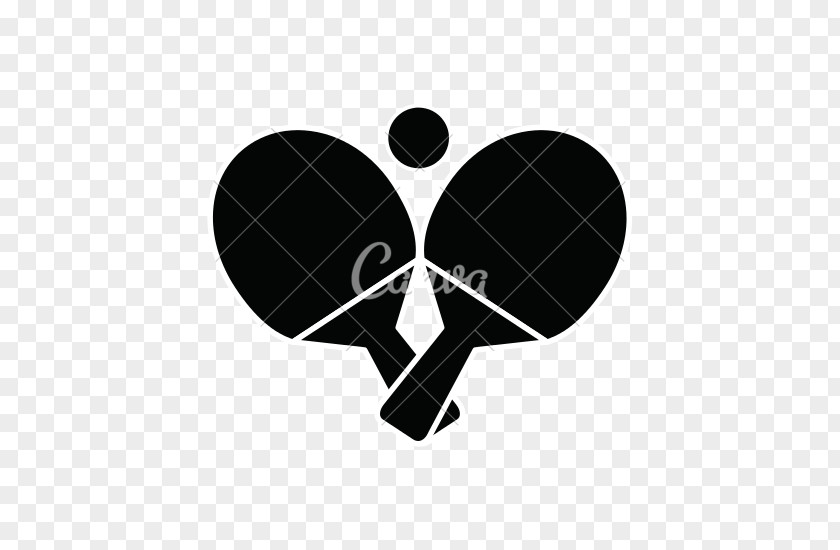 Ping Pong Microphone Megaphone Silhouette PNG