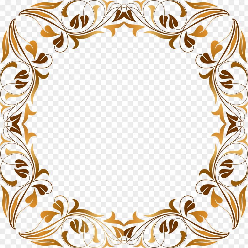 Border Paper Flower Picture Frames Clip Art PNG