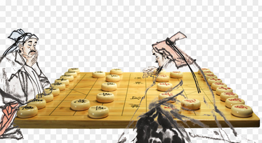 By Hand-painted Figure Chess Scene Graph Xiangqi Go U5b66u8c61u68cb World Mind Sports Games PNG