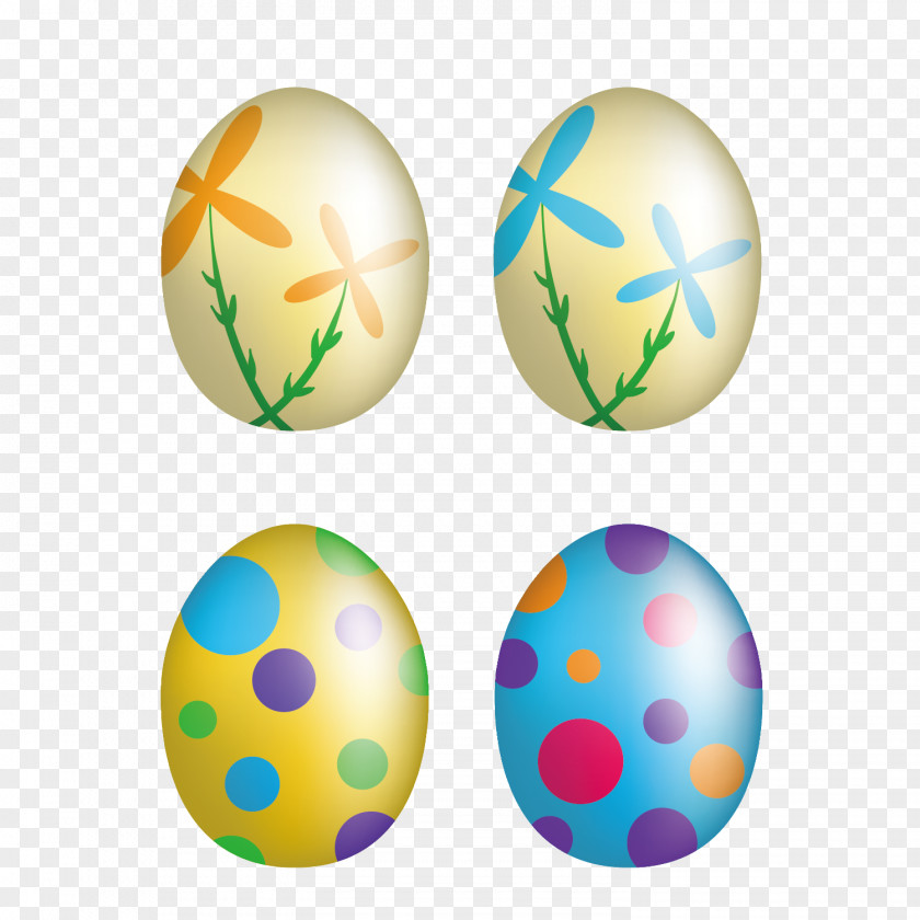 Easter Eggs Bunny Egg Euclidean Vector PNG