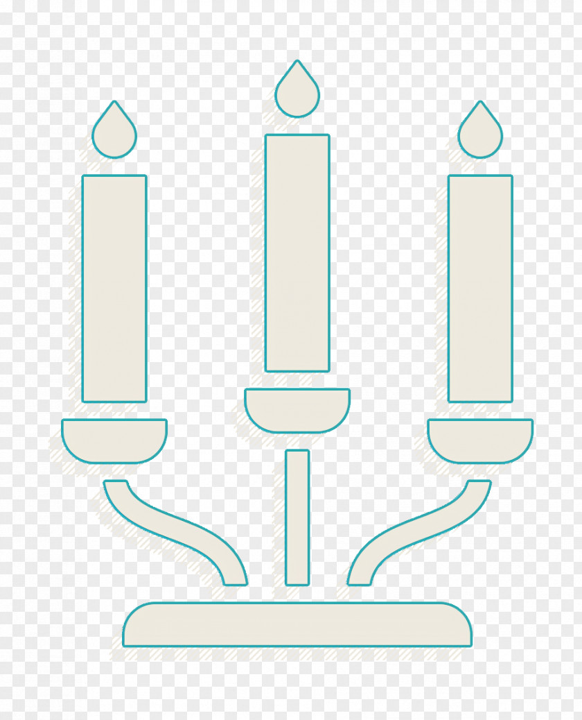 Home Decoration Icon Candelabra Candle PNG