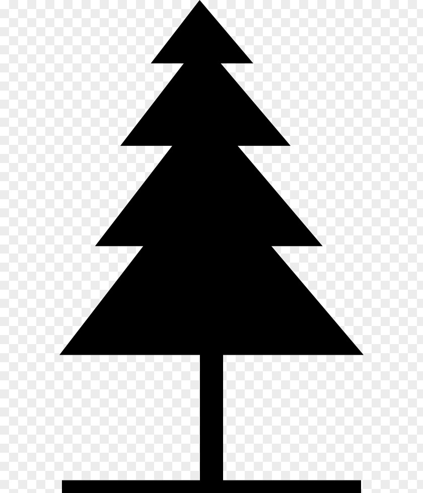 Triangle Christmas Tree PNG