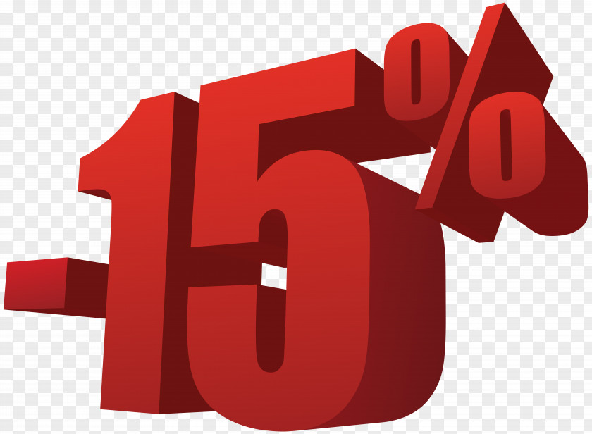 15% Off Sale Transparent Image PNG