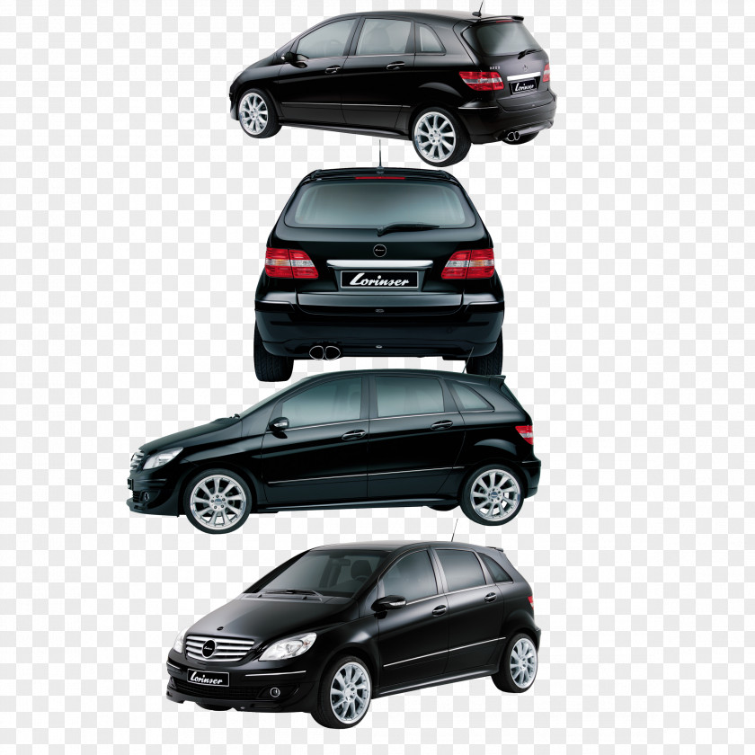 Black Row Of Cars Bumper Car Sport Utility Vehicle Mercedes-Benz BMW PNG