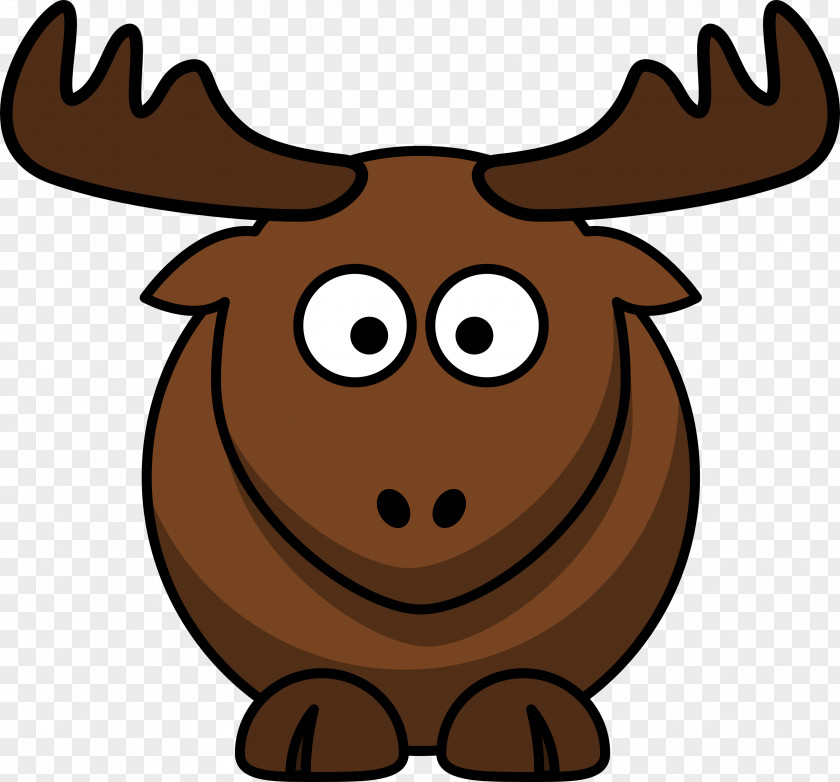 Cartoon Moose Clipart Elk Clip Art PNG