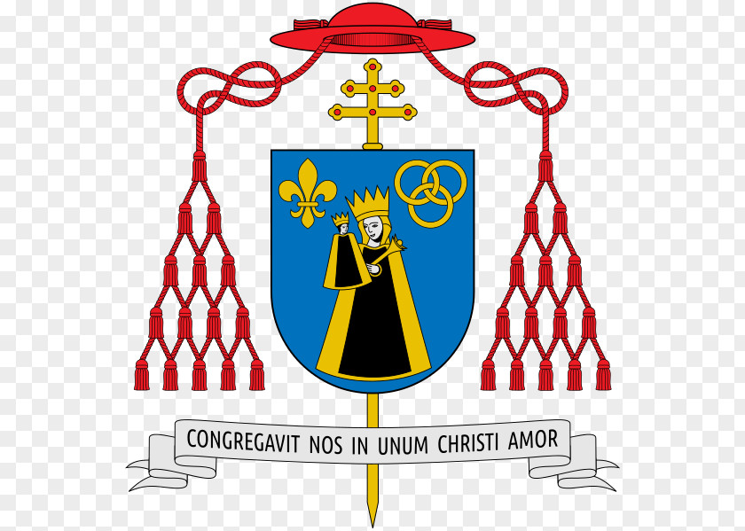 Coat Of Arms Cardinal Santa Lucia Del Gonfalone Crest Escutcheon PNG