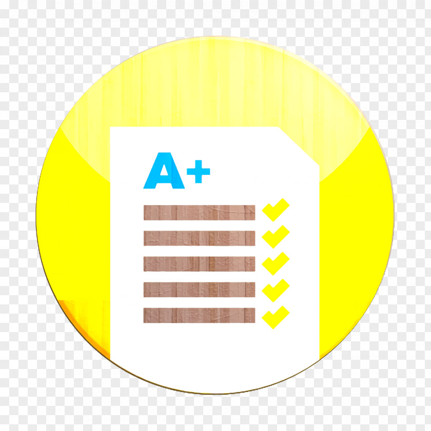 Grade Icon Back To School A+ PNG