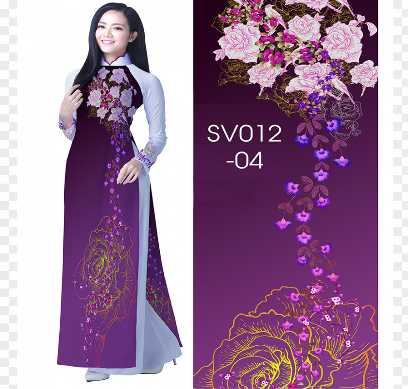 Ao Dai Costume Design Gown Tradition Pattern PNG