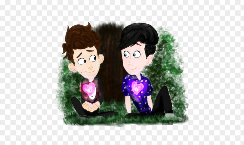 Beautiful Couple T-shirt The Amazing Book Is Not On Fire Dan And Phil Hoodie PNG