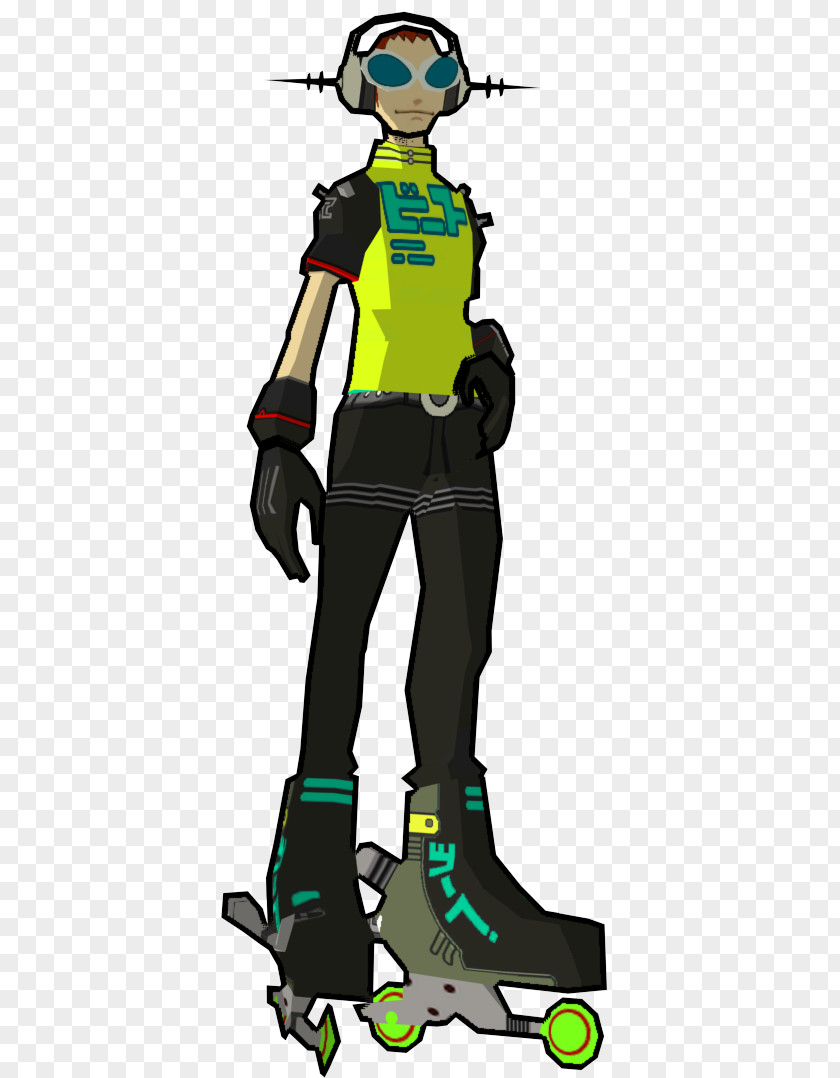 Body Language Character Set Jet Radio Future Sega Video Game PNG