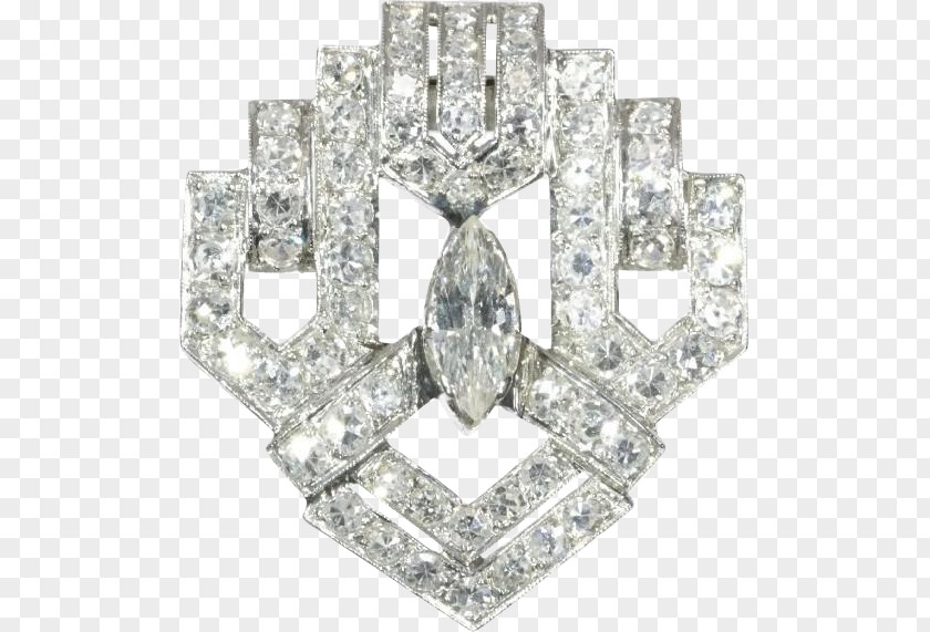 Diamond Cut Art Deco Engagement Ring PNG