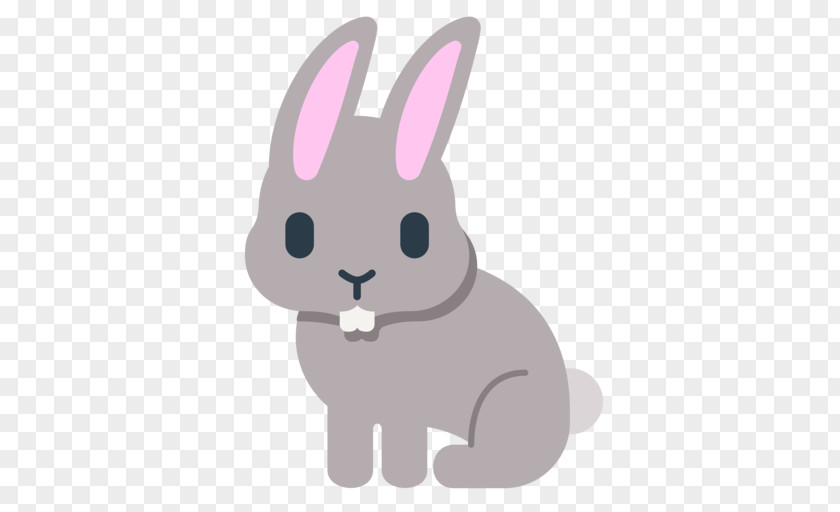 Emoji Domestic Rabbit Whiskers Easter Bunny Hare PNG