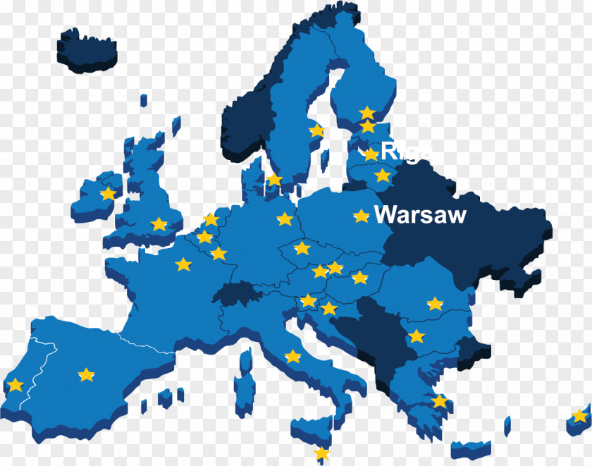 European Union Vector Map PNG