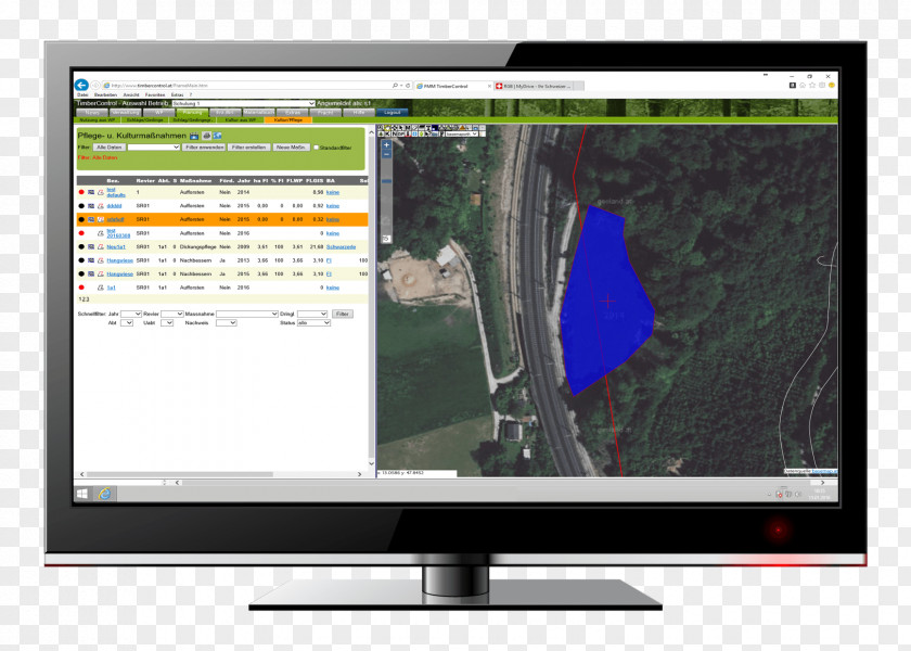 Mapping Software Forest Inventory Management Computer PNG