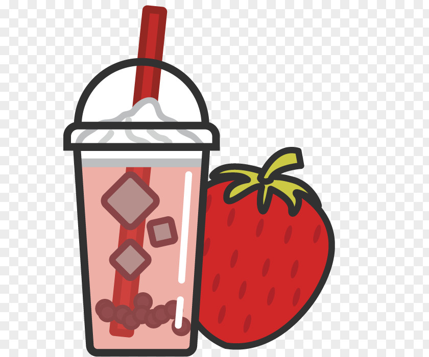 Strawberry Food & Drink Juice Soft Tea Coffee Cafe PNG