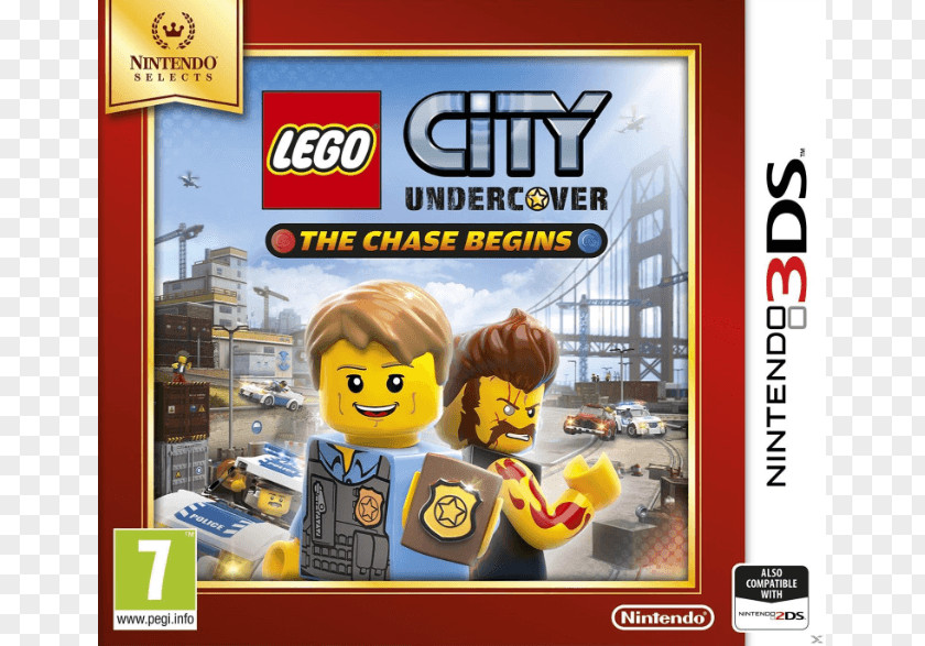 LEGO City Undercover: The Chase Begins Lego Batman 2: DC Super Heroes Nintendo 3DS PNG