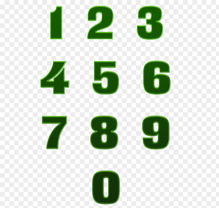 Numerical Digit Number Green Yandex Search PNG