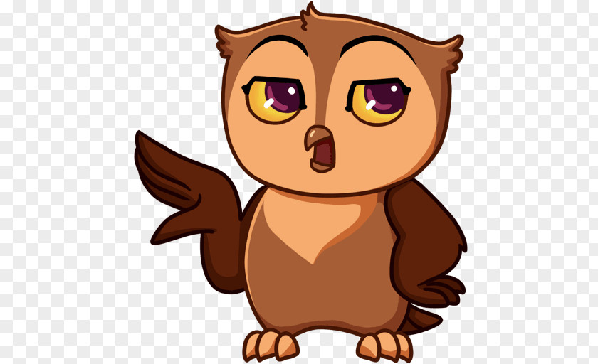 Owl Sticker VK Clip Art PNG