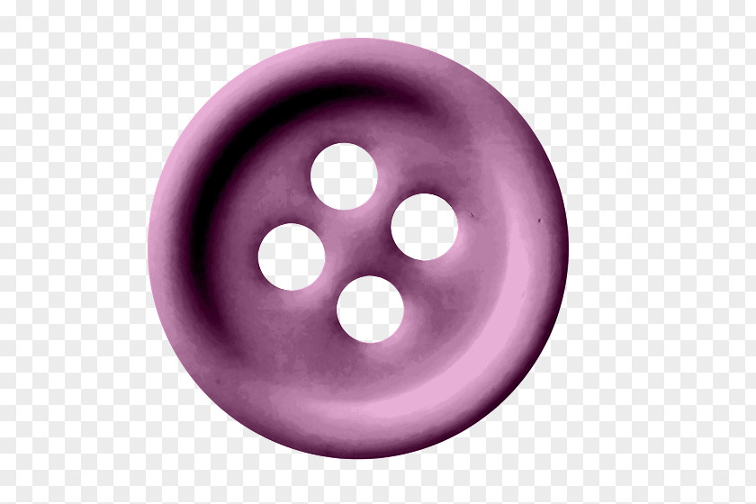 Purple Buttons Button Clothing Pink PNG