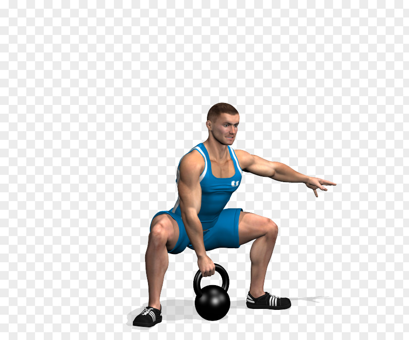 Sumo Physical Fitness Kettlebell Squat Exercise Gluteus Maximus Muscle PNG