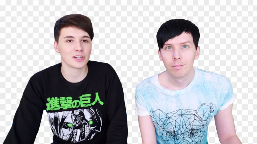 Dan And Phil Lester T-shirt Summer In The City Sleeve PNG