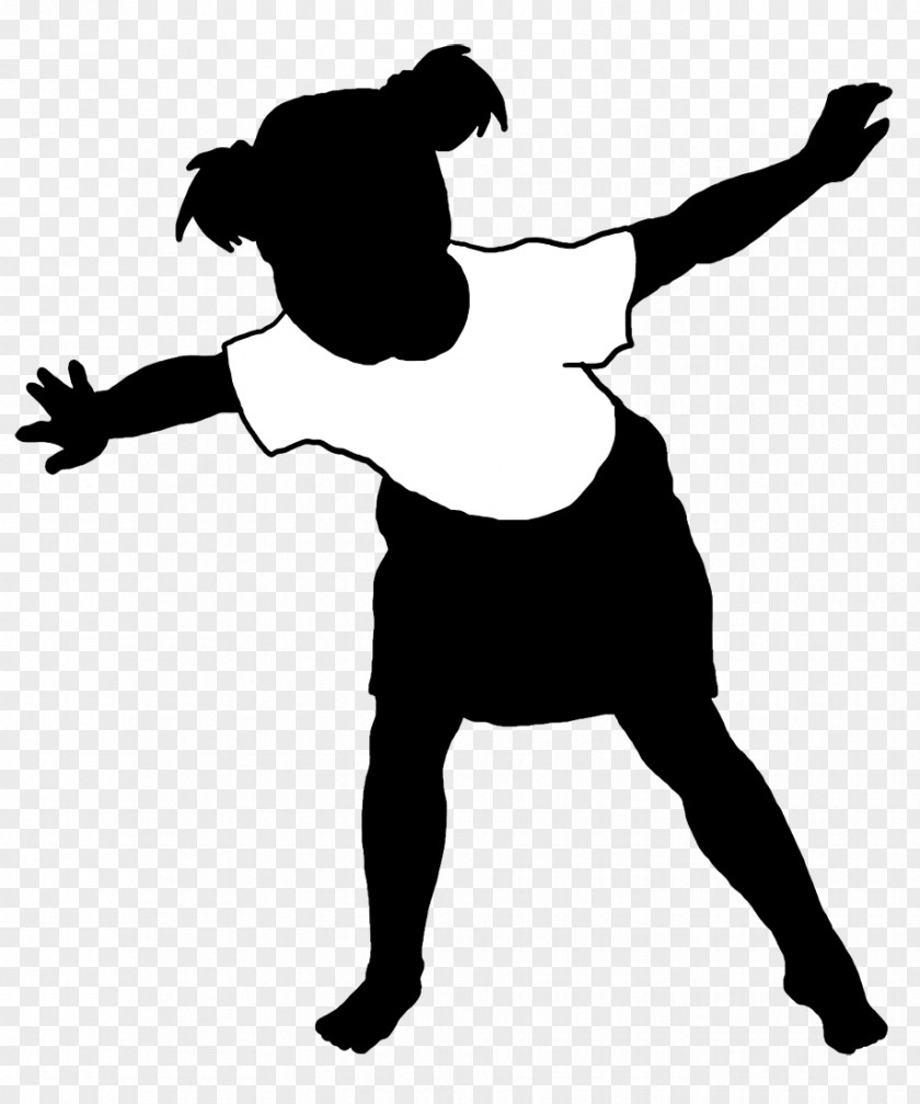 Dancing Silhouette Dance Child PNG