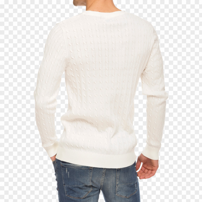 Egret Long-sleeved T-shirt Shoulder Sweater PNG
