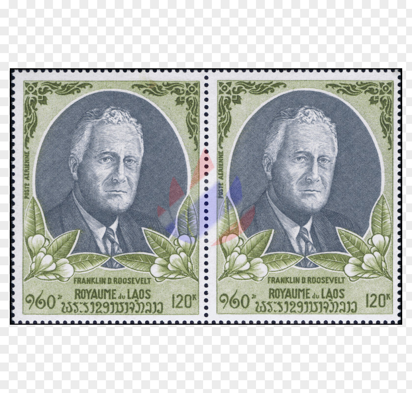 Franklin D. Roosevelt Paper Postage Stamps Picture Frames Currency Mail PNG