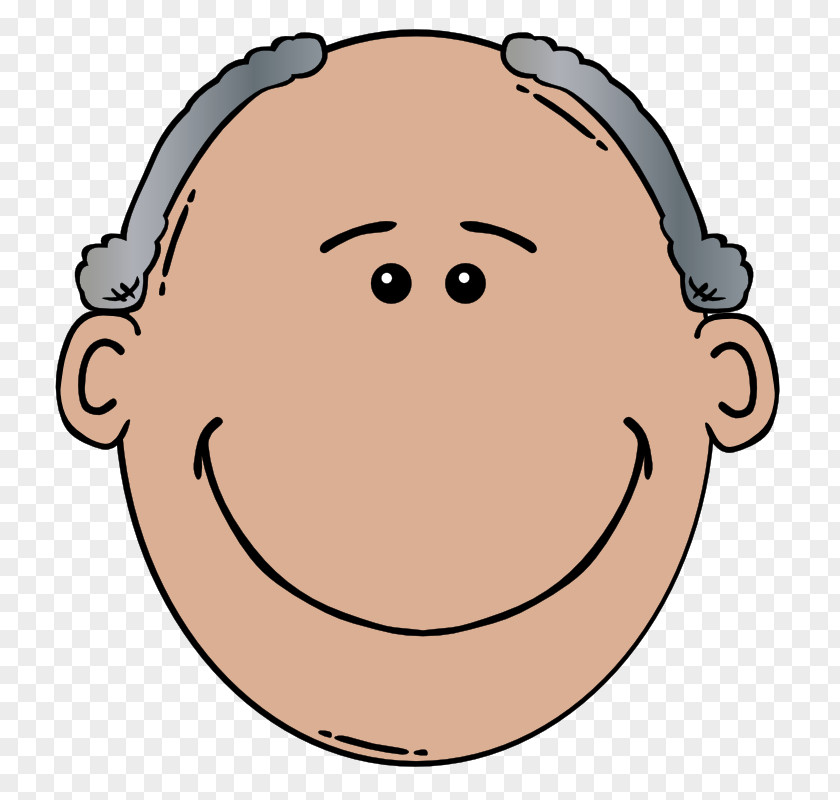 Grandfather Cliparts Cartoon Face Man Clip Art PNG