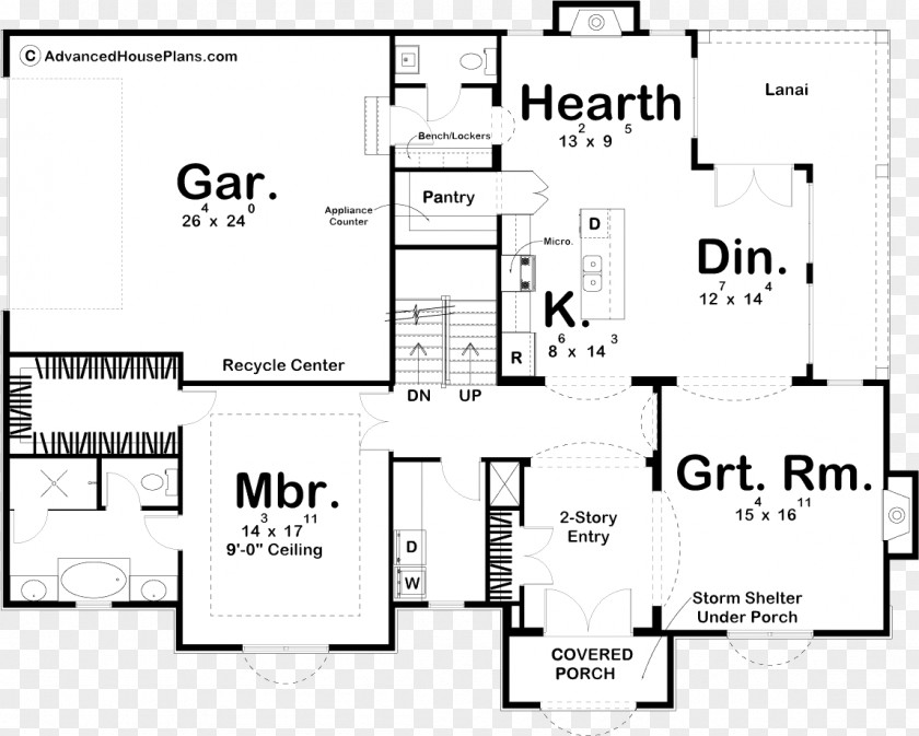 Practical Appliance Floor Plan Paper Construction PNG