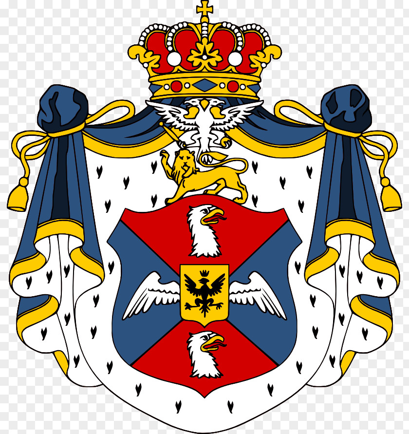 Montenegro Prince-Bishopric Of Coat Arms Crest Petrović-Njegoš Dynasty PNG