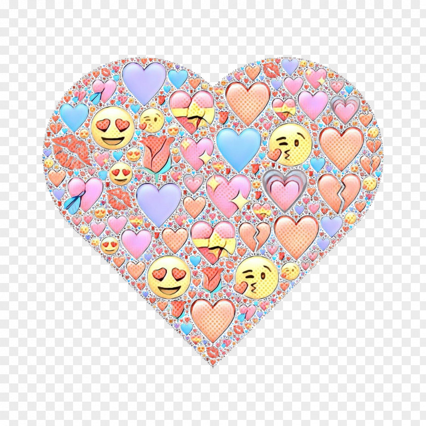 Pink Heart Pattern PNG