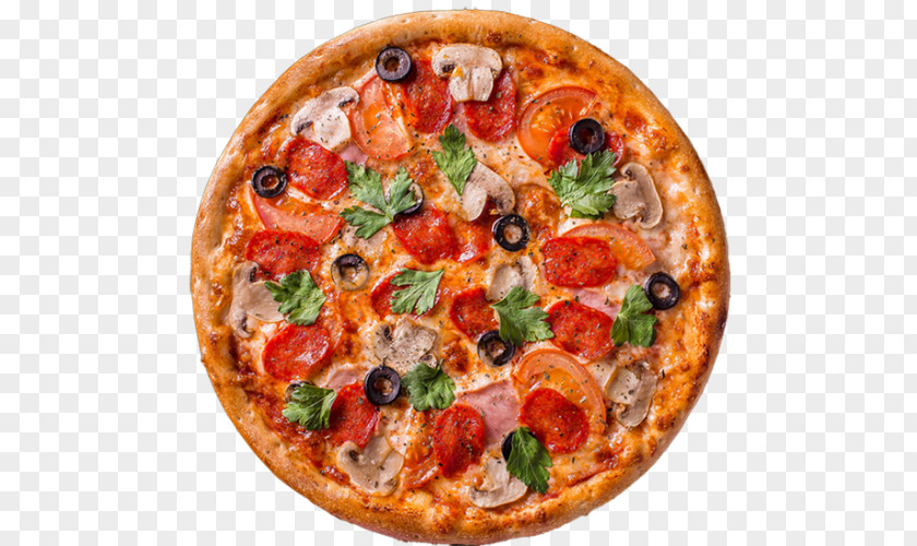 Pizza Italian Cuisine Salami Pepperoni Sauce PNG