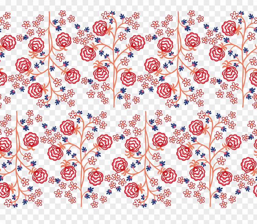 Small Floral Line Euclidean Vector Flower PNG