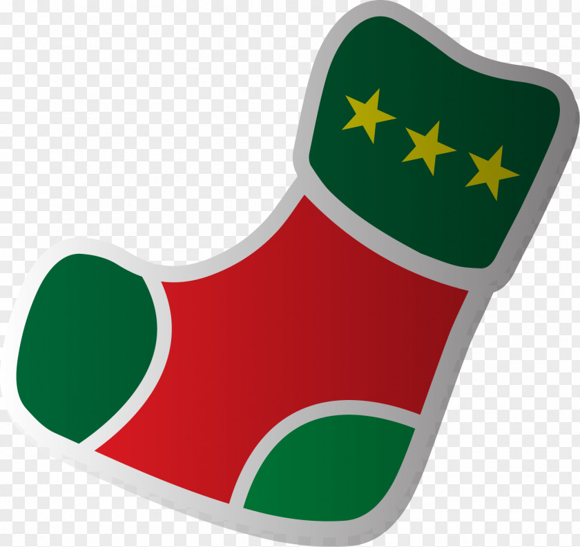 Christmas Red Socks Star Stocking Sock PNG