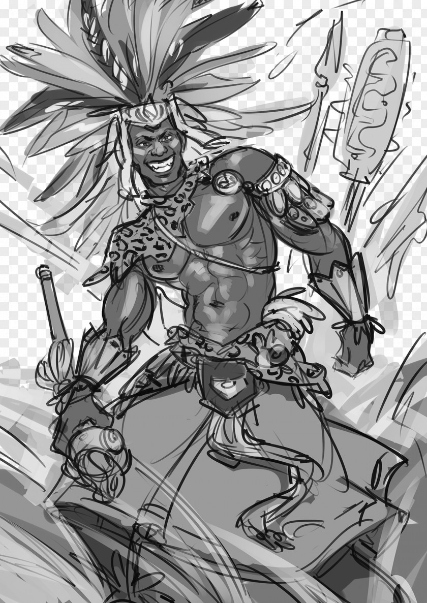 Demon Comics Artist Inker Mythology Sketch PNG