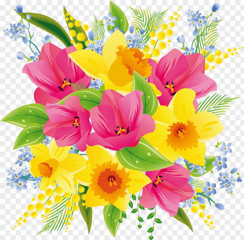 Flower Clip Art Bouquet Vector Graphics Illustration PNG