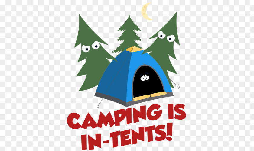 Funny Camping Jokes Logo Illustration Graphic Design T-shirt PNG