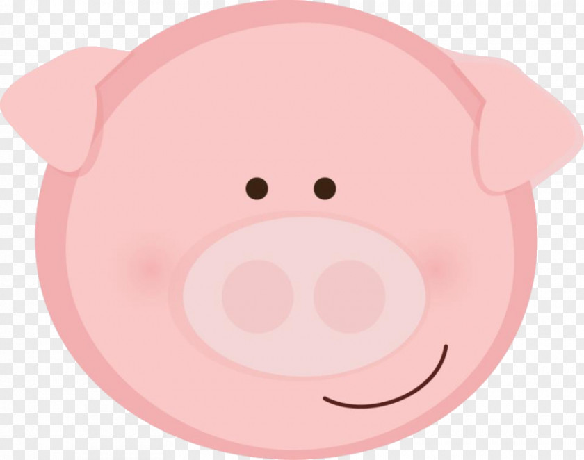 Pretty Pig Cliparts Mouth Snout Cartoon Illustration PNG