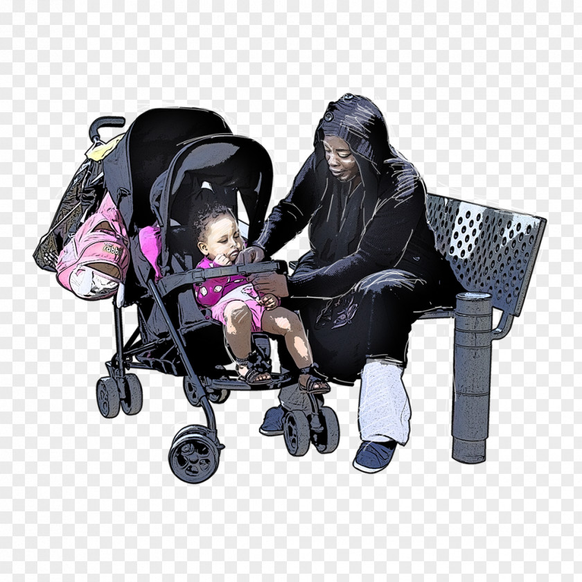 Wheelchair Baby Transport Sitting PNG