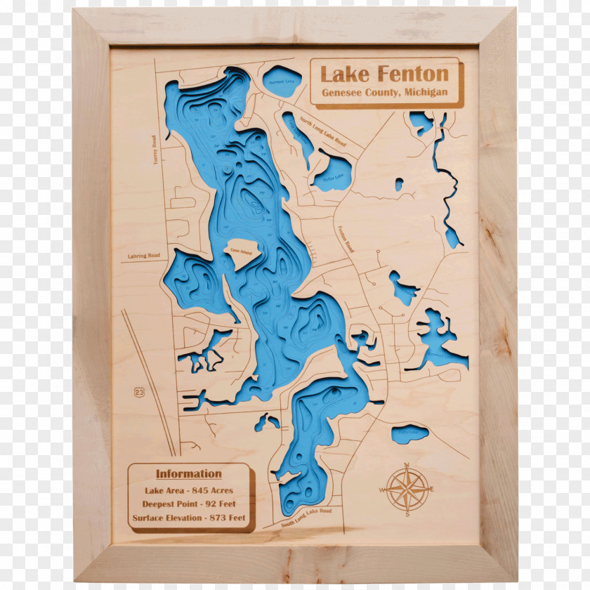 Cutting Board Lake Fenton Wood Ya Shop Map PNG