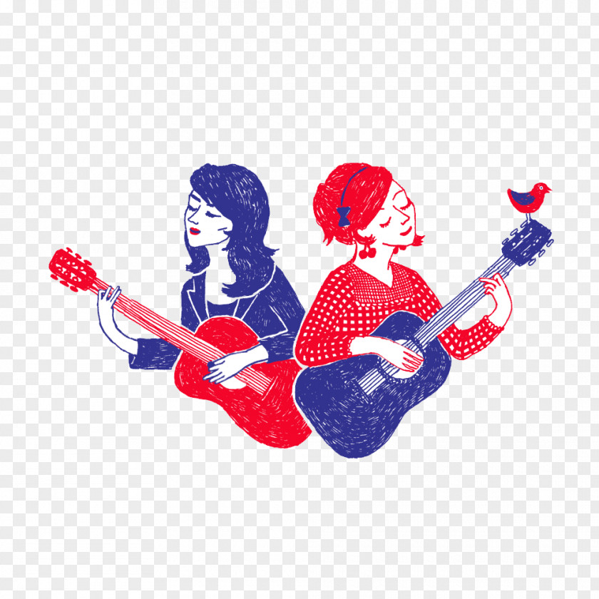 Playing Guitar GIF Animation Image Illustration Illustrator PNG