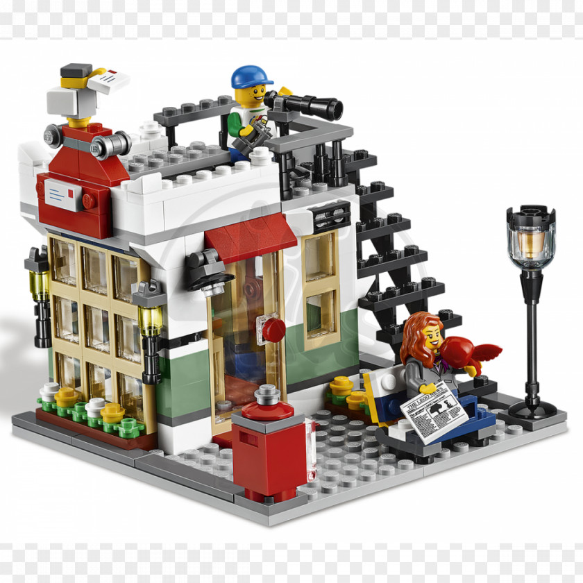 Toy Lego Creator LEGO 31036 & Grocery Shop PNG