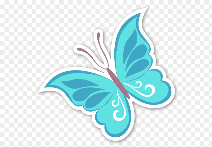 Glossy Butterflys Butterfly Paper Sticker Wall Decal PNG
