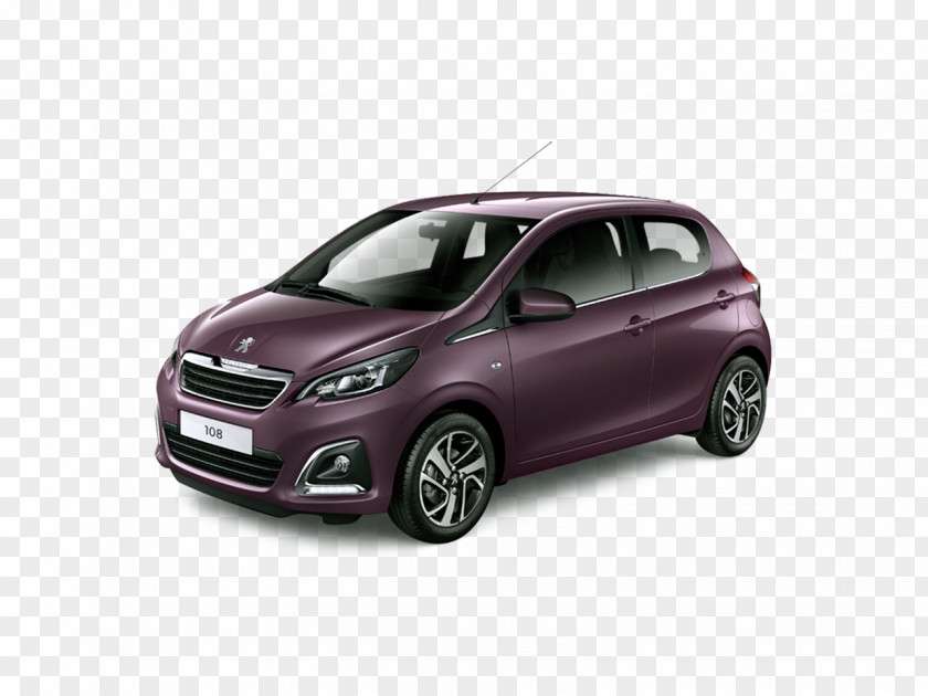 Peugeot 108 Active City Car Hatchback PNG