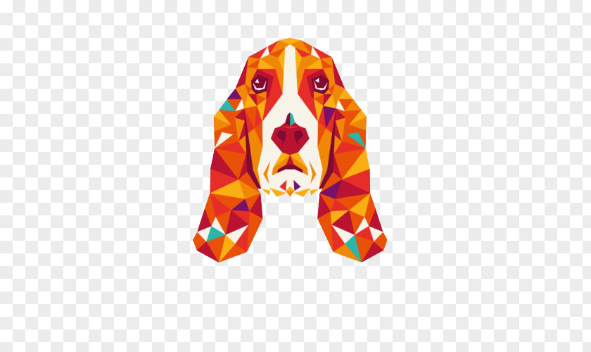 Puppy Origami Pattern Pug Poodle Greyhound PNG
