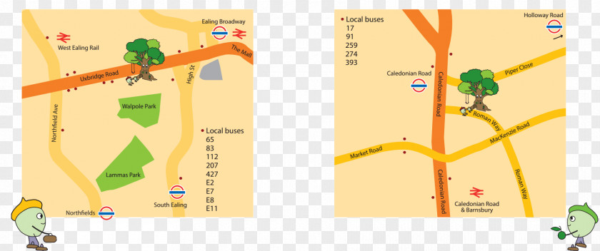 Bird Branches Station Little Acorns Day Nursery Ealing Map Uxbridge Road PNG